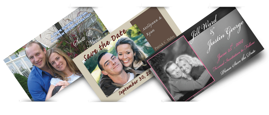 Custom Save-The-Date and Wedding Magnets